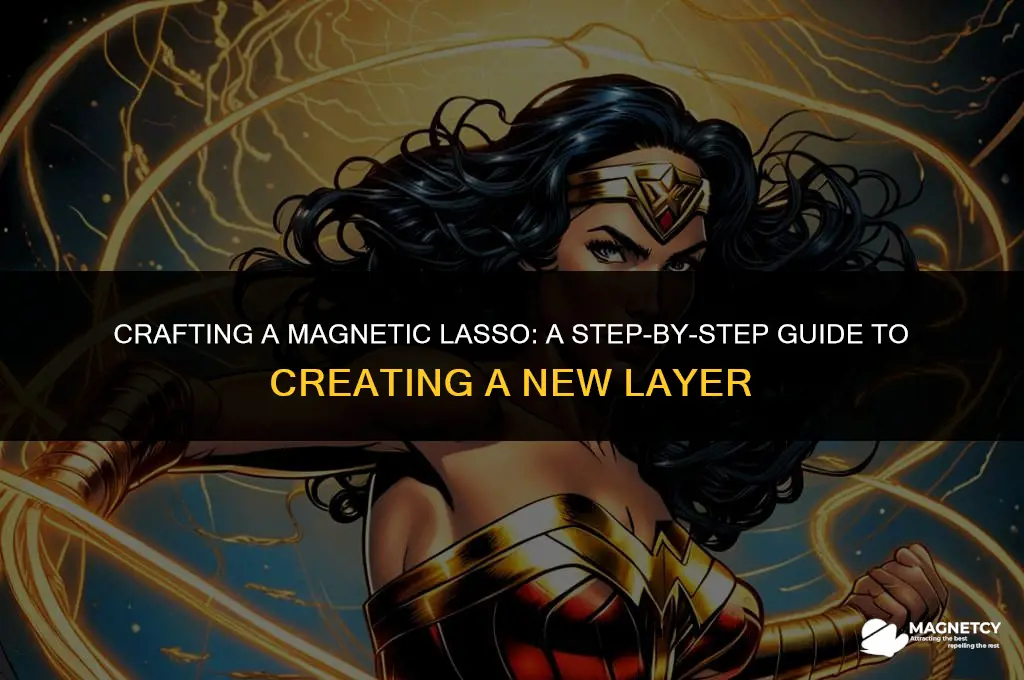 how to make a magnetic lasso a new layer