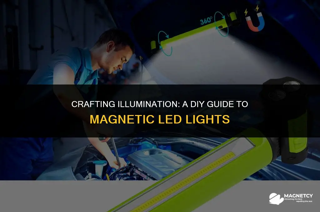 how to make a magnetic led light