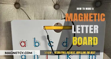 Crafting Creativity: DIY Magnetic Letter Board for Endless Fun