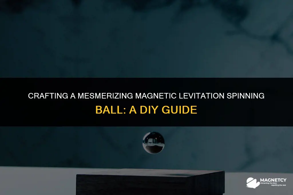 how to make a magnetic levitation spinning ball