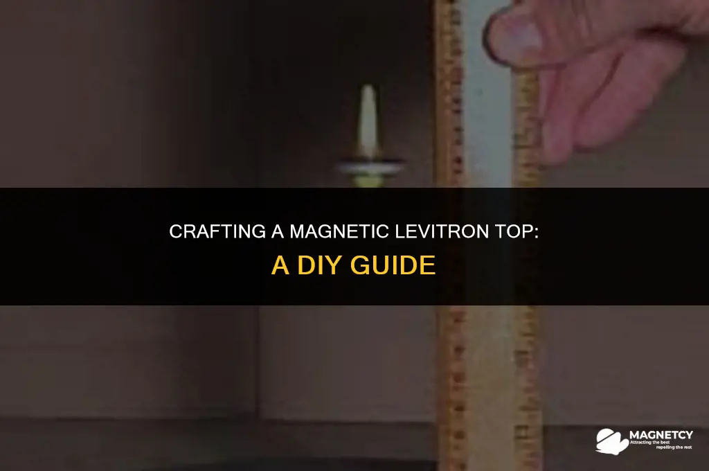 how to make a magnetic levitron top