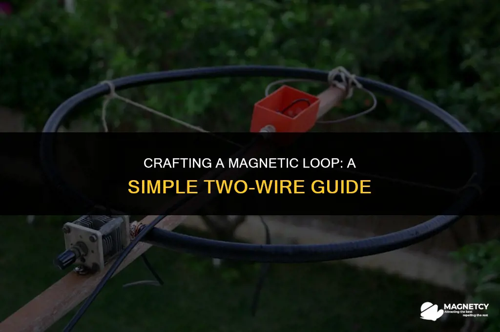 how to make a magnetic lloop with two wires