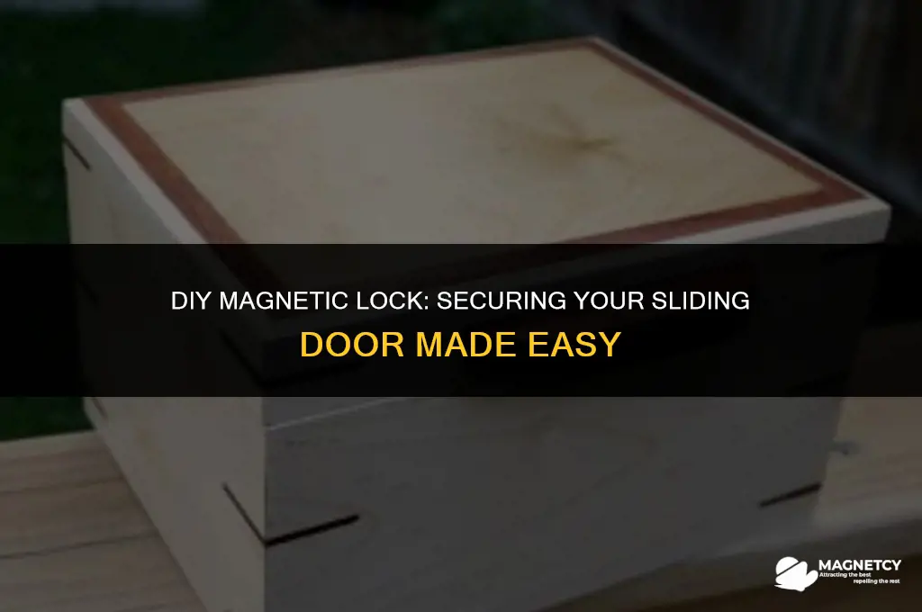 how to make a magnetic lock for sliding door