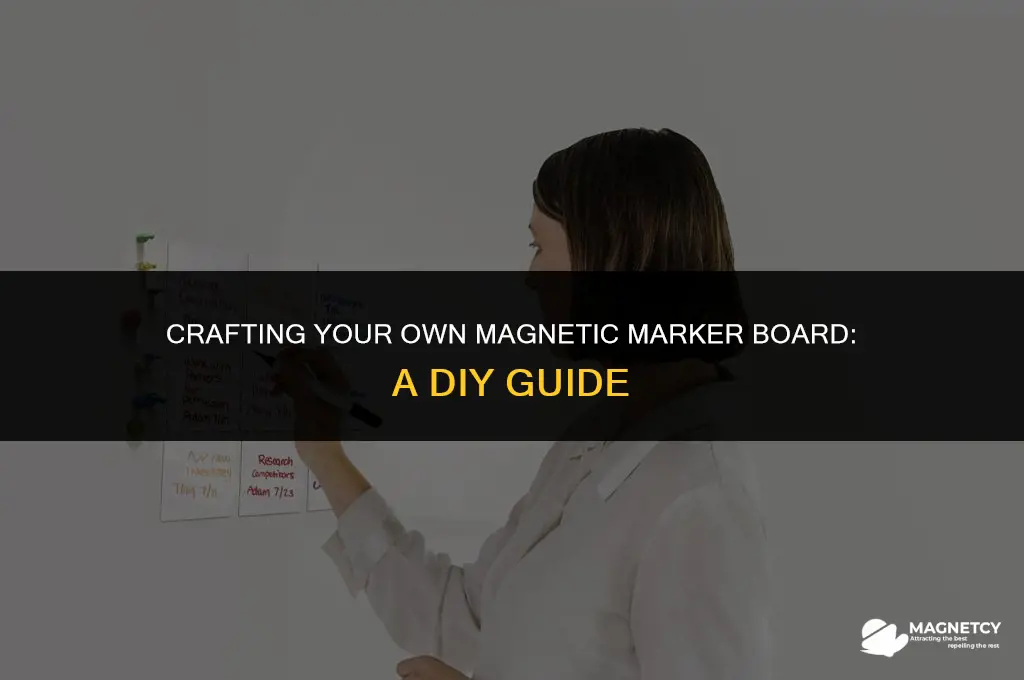 how to make a magnetic marker board