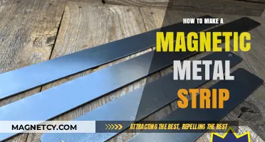 Crafting a Magnetic Metal Strip: A DIY Guide