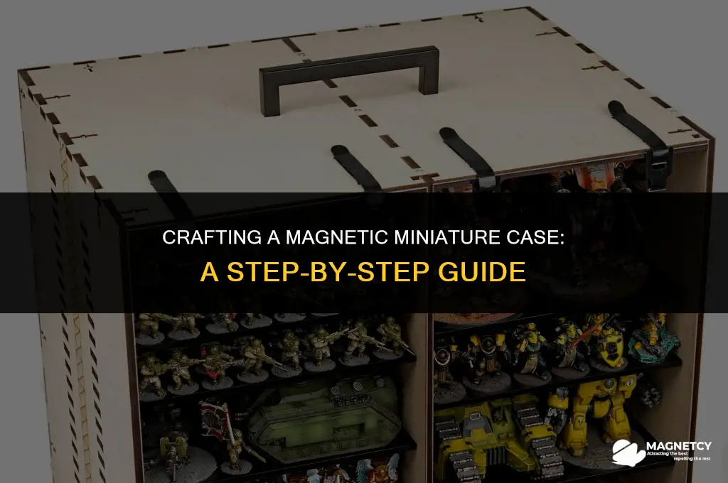 how to make a magnetic miniature case
