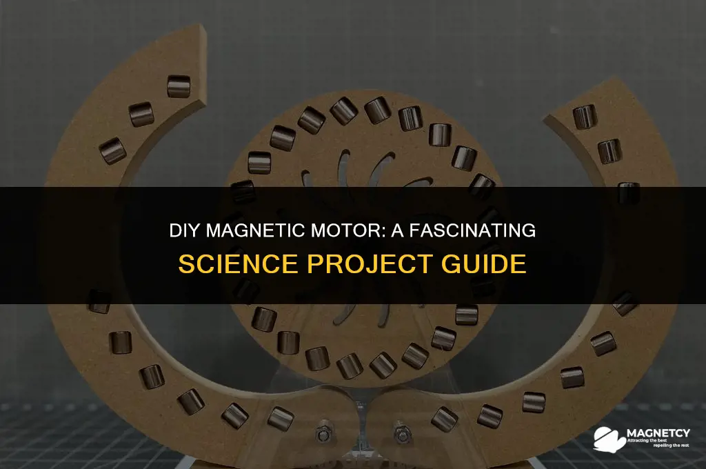 how to make a magnetic motor science project