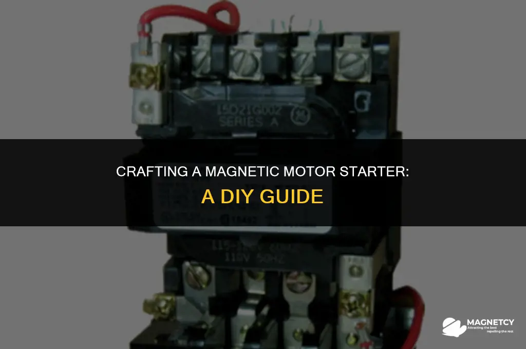 how to make a magnetic motor starter