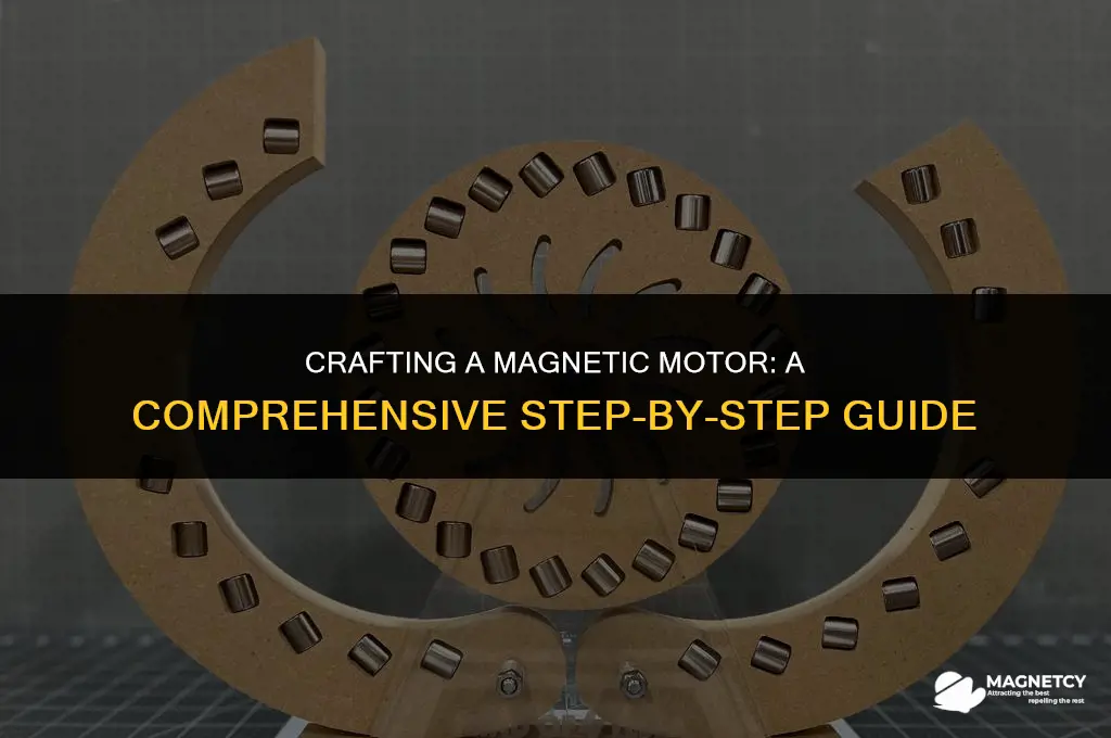 how to make a magnetic motor step by step