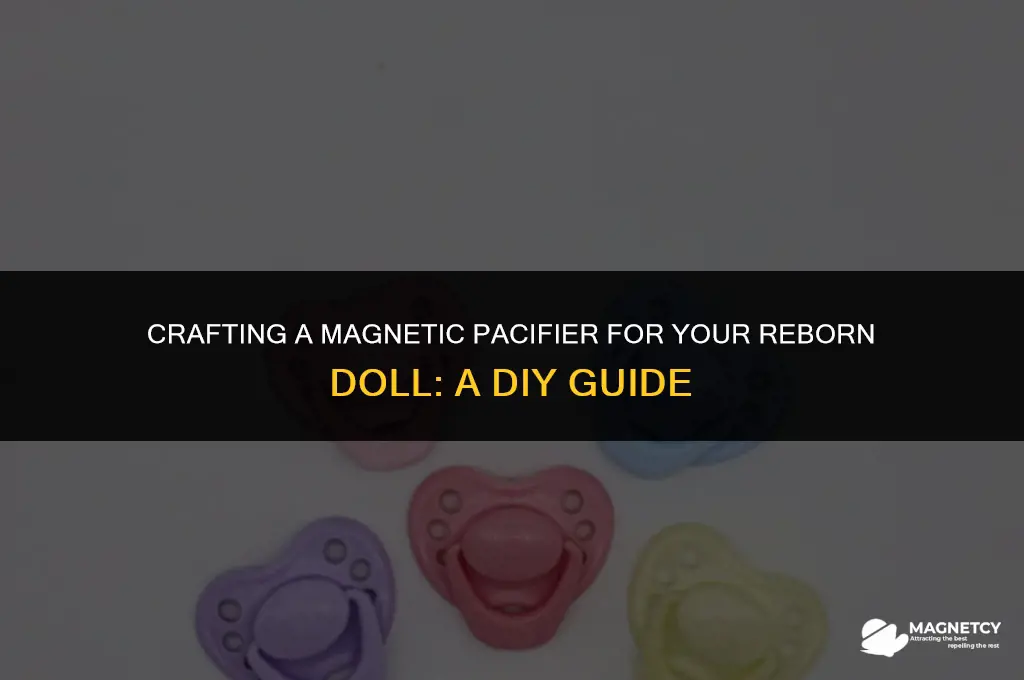 how to make a magnetic pacifier for your reborn