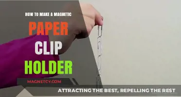 Crafting a Handy Magnetic Paper Clip Holder: A DIY Guide