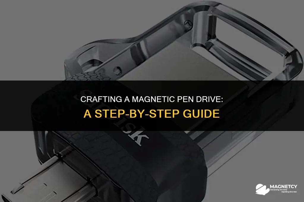how to make a magnetic pen drive
