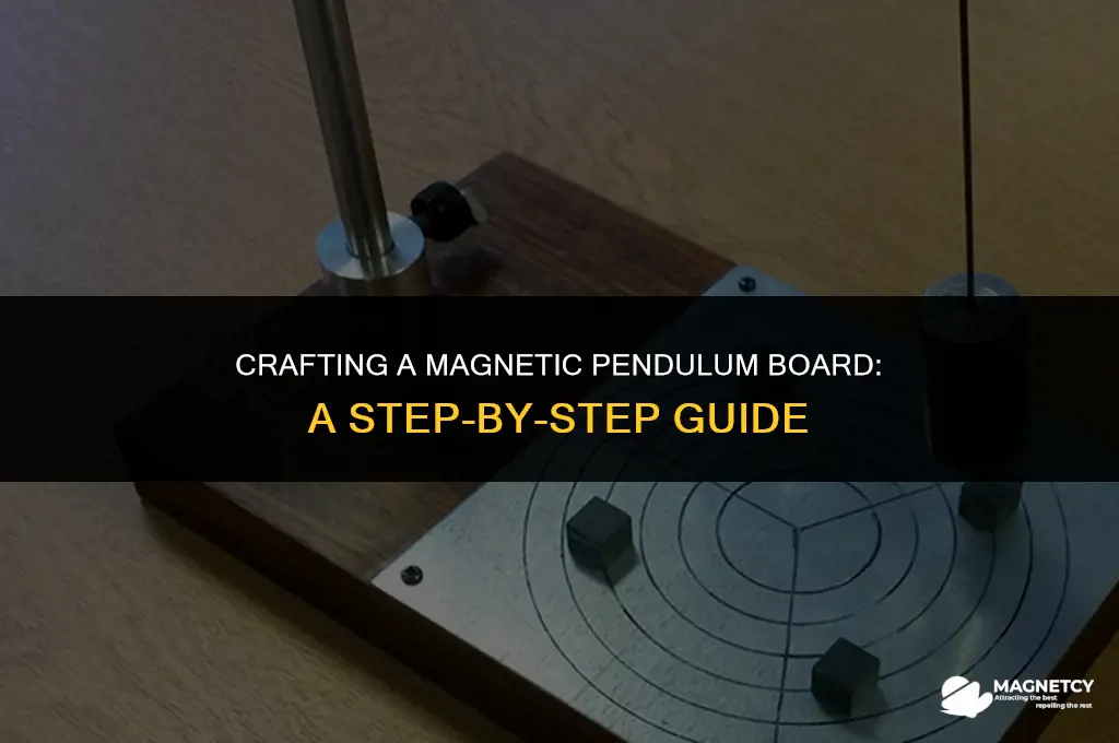 how to make a magnetic pendulum board