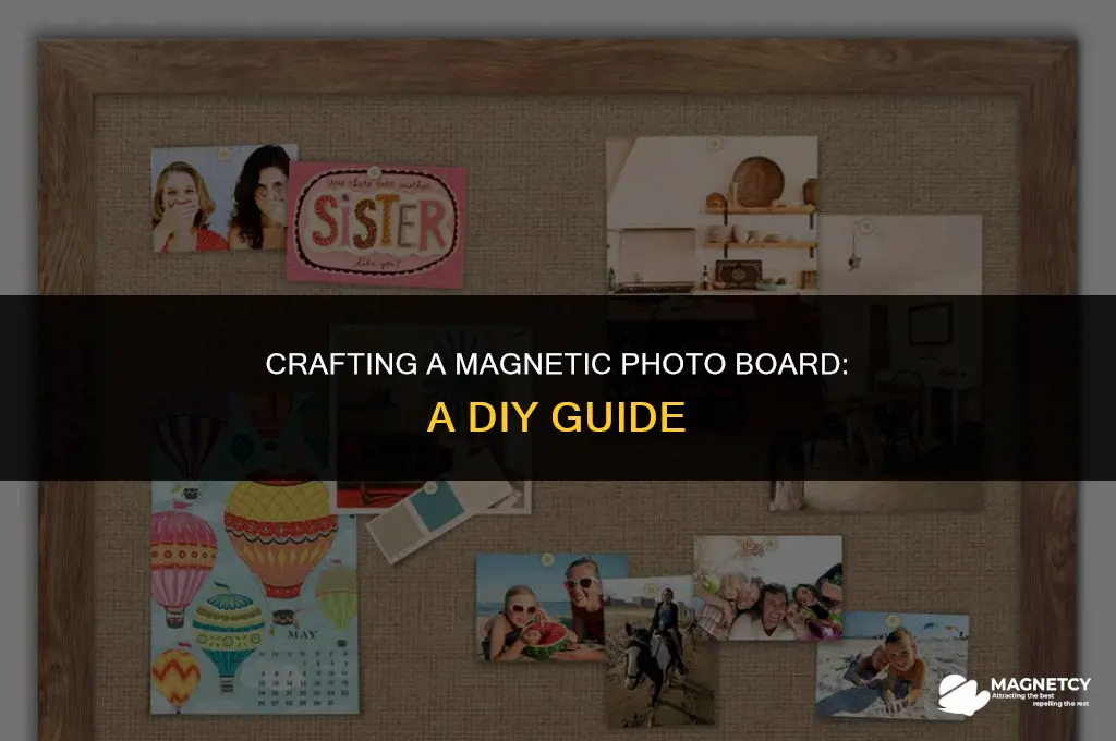 how to make a magnetic photo board