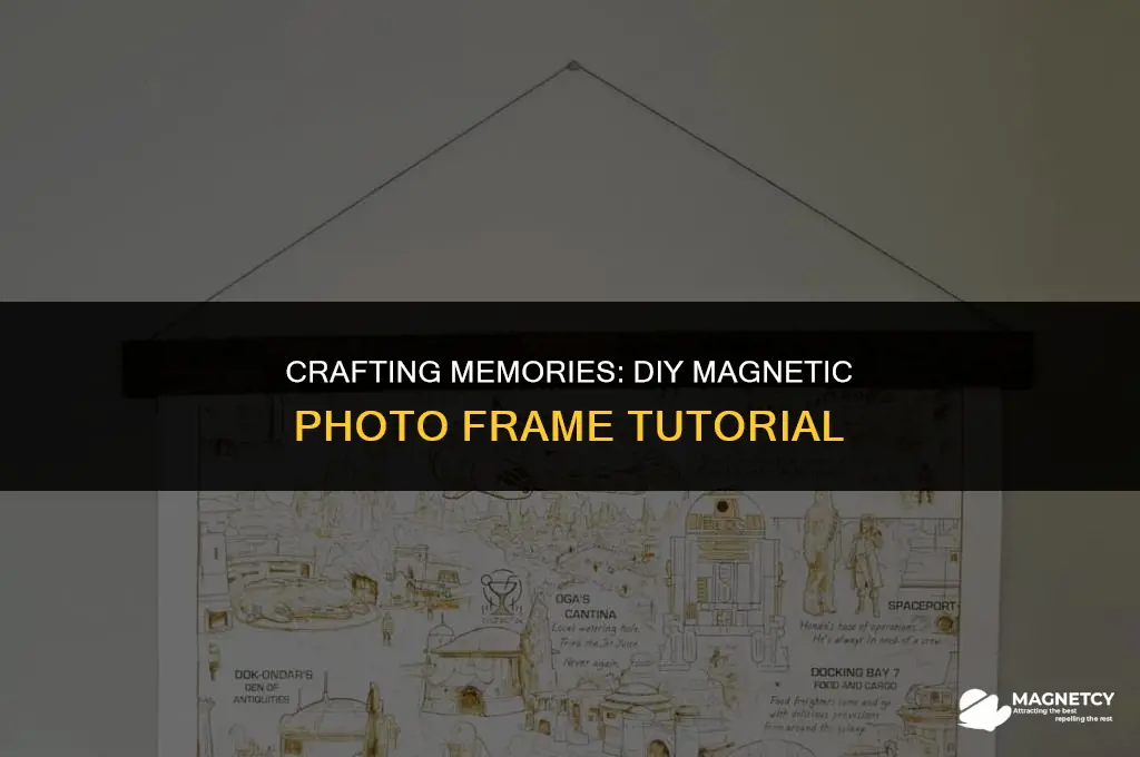 how to make a magnetic photo frame