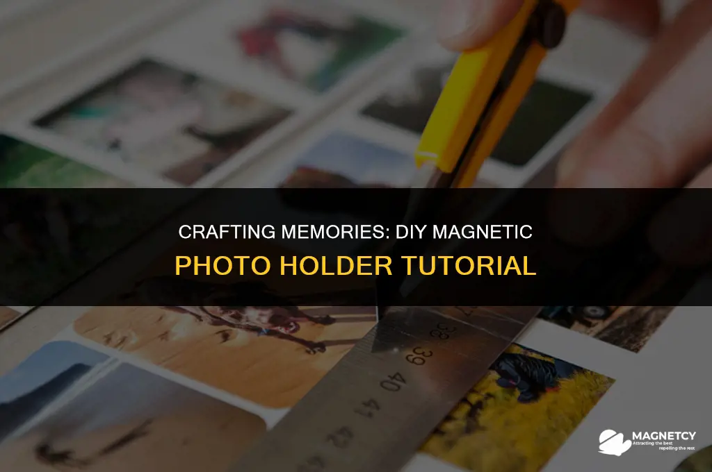how to make a magnetic photo holder