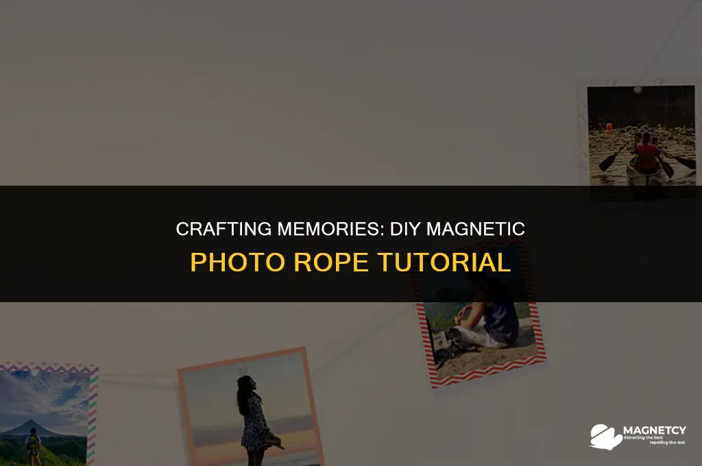 how to make a magnetic photo rope