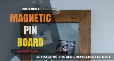 Crafting Creativity: DIY Magnetic Pin Board for Organizing Ideas