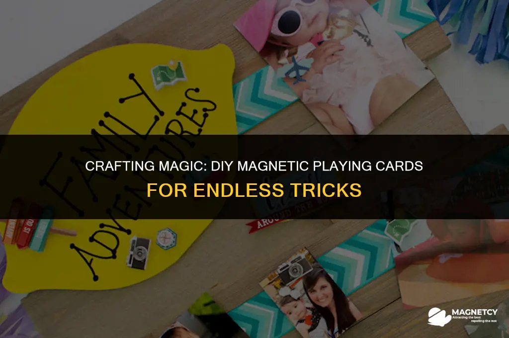 how to make a magnetic playing card