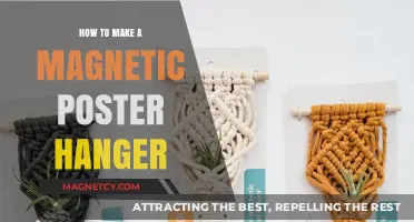 DIY Magnetic Poster Hanger: Easy and Stylish Display Solution