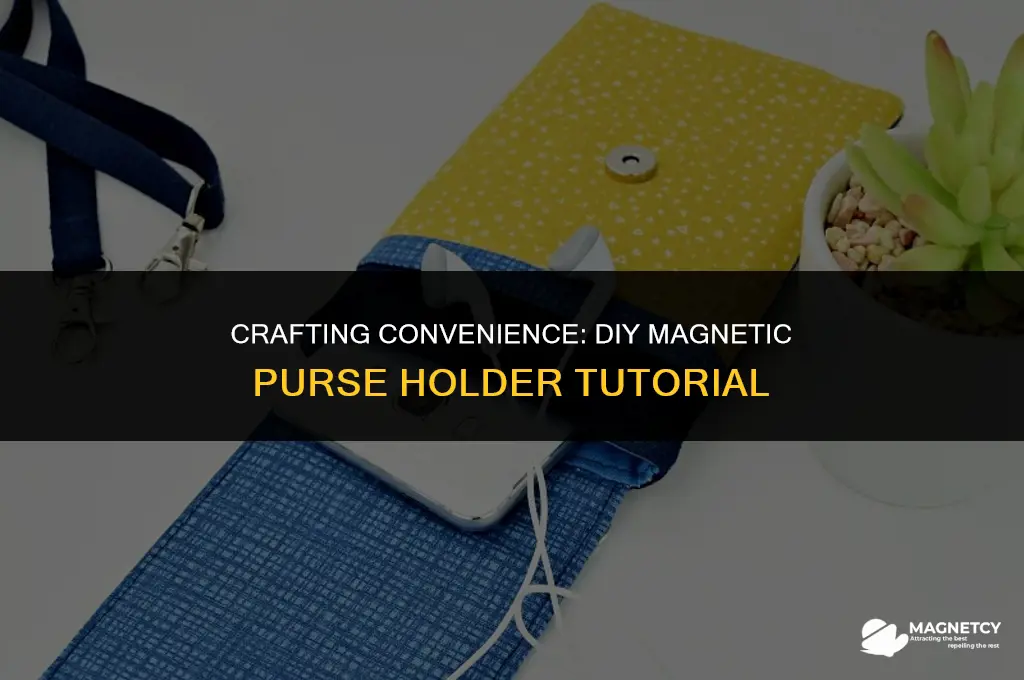 how to make a magnetic purse holder