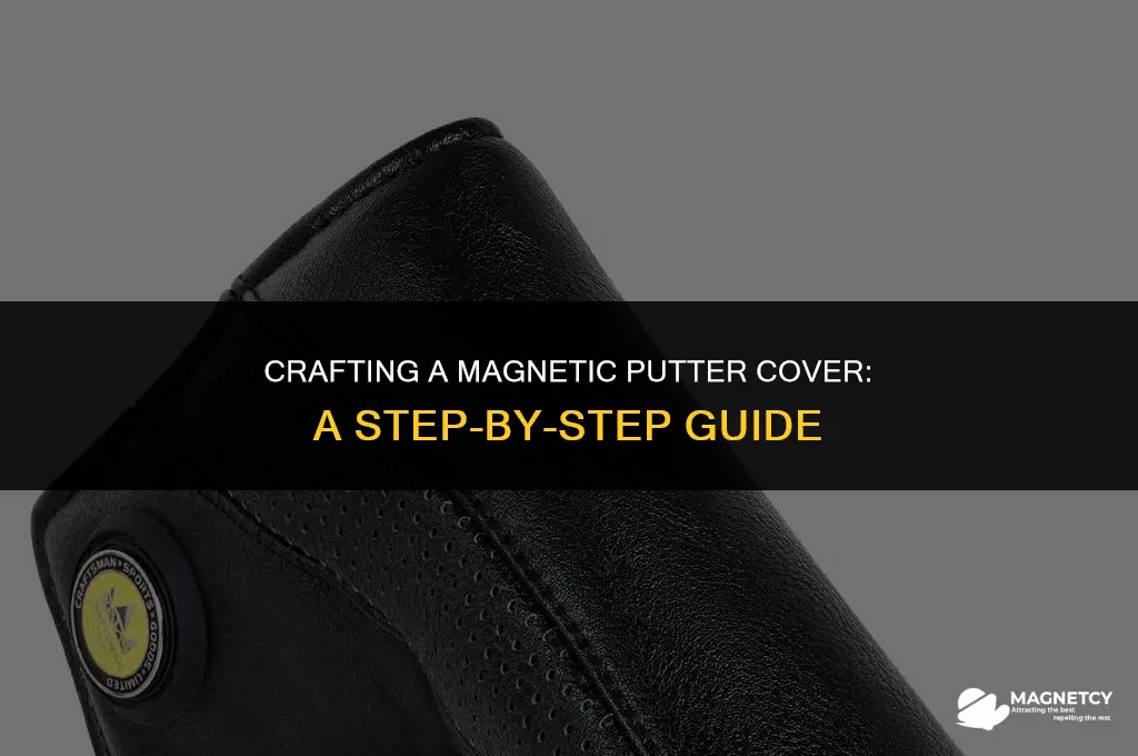 how to make a magnetic putter cover