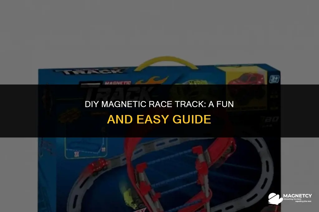 how to make a magnetic race track