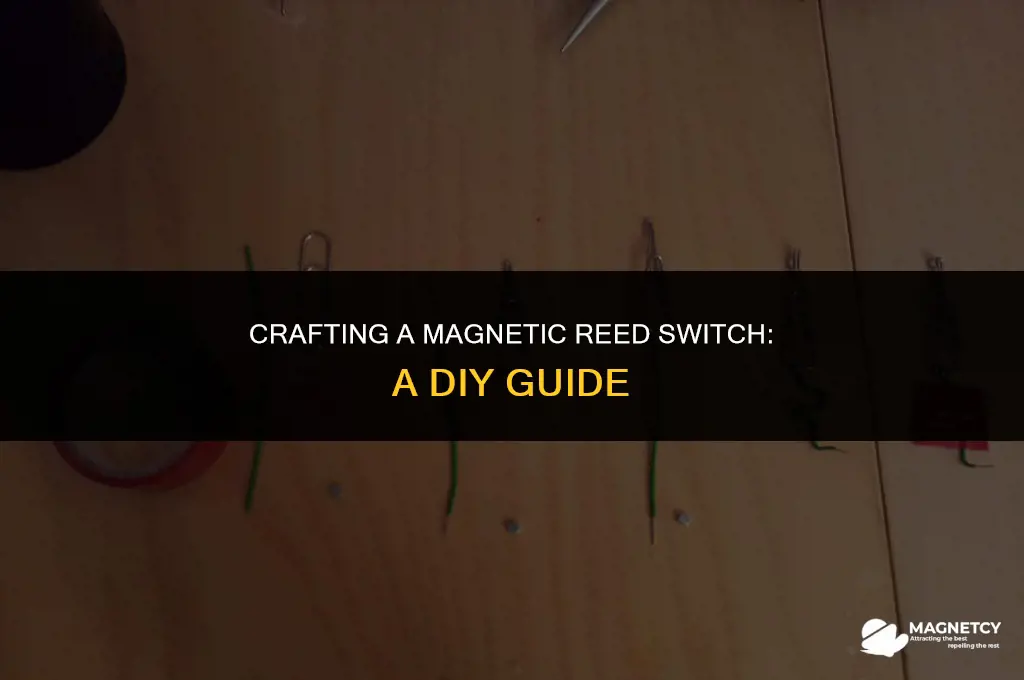 how to make a magnetic reed switch