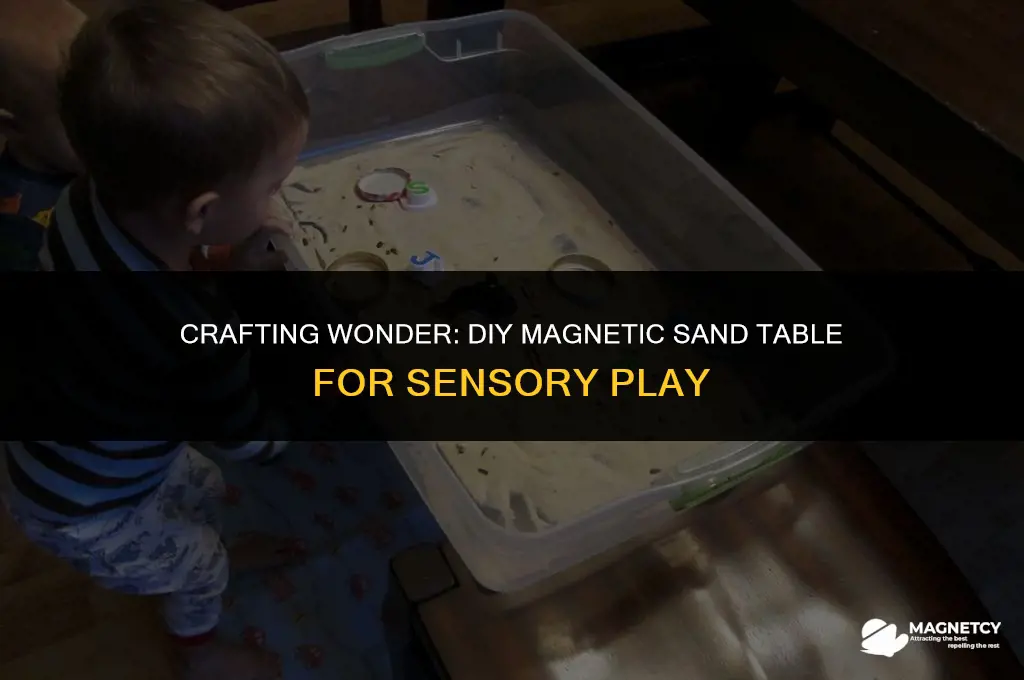 how to make a magnetic sand table