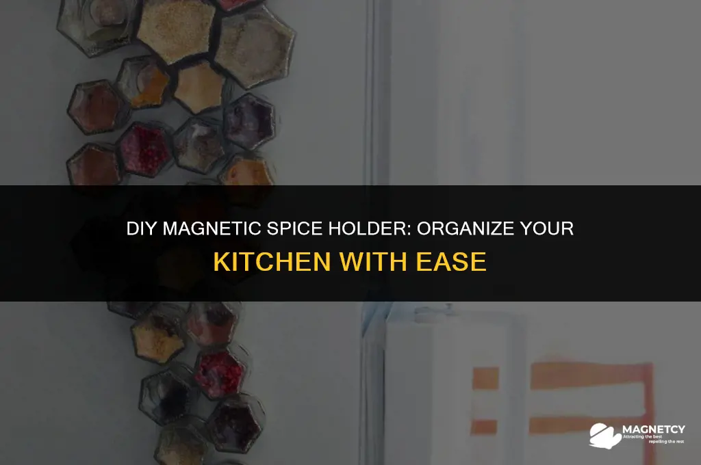how to make a magnetic spice holder