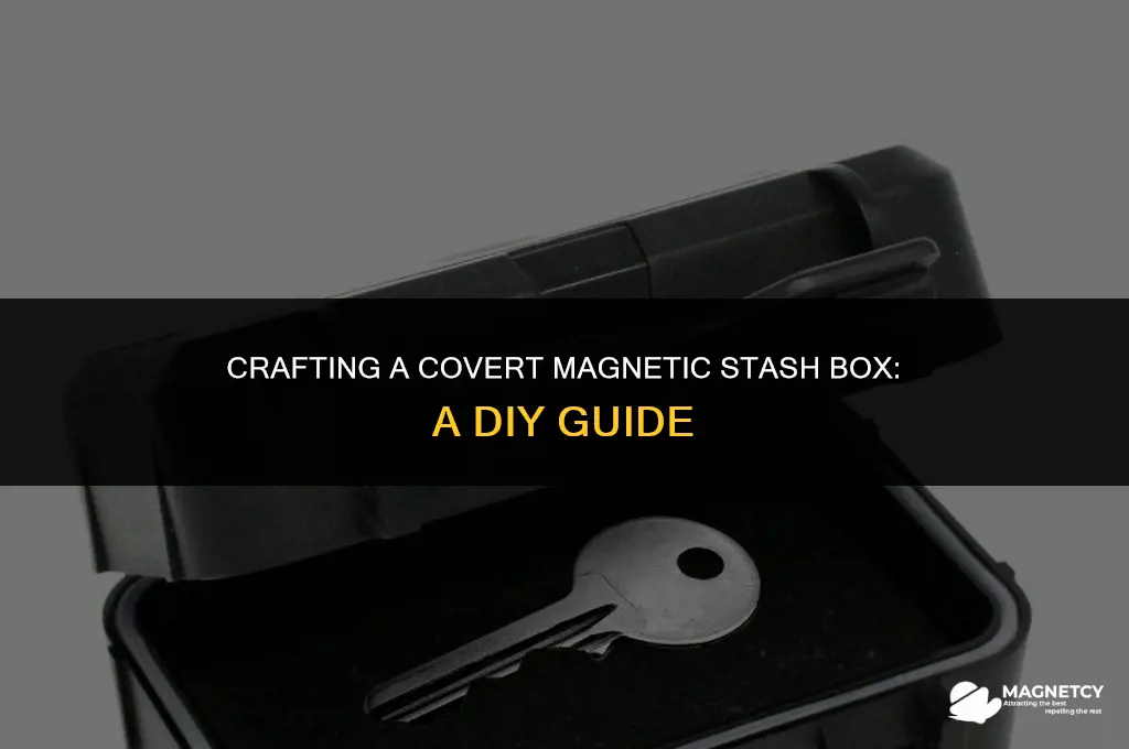 how to make a magnetic stash box
