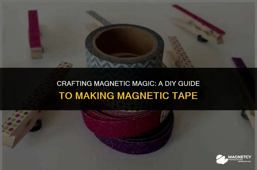how to make a magnetic tape