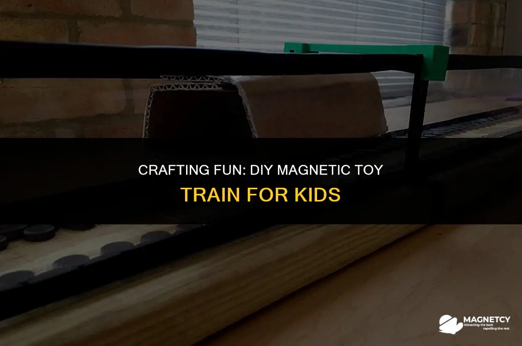 how to make a magnetic toy train