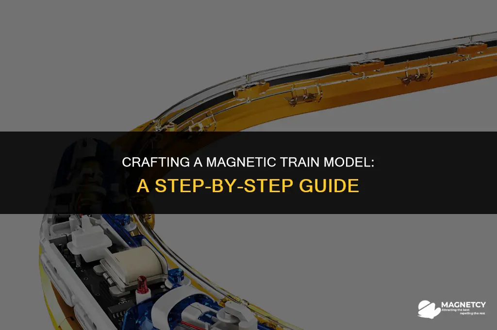 how to make a magnetic train model
