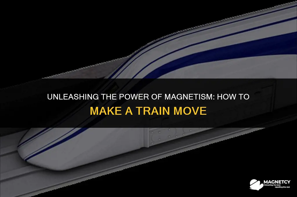 how to make a magnetic train move