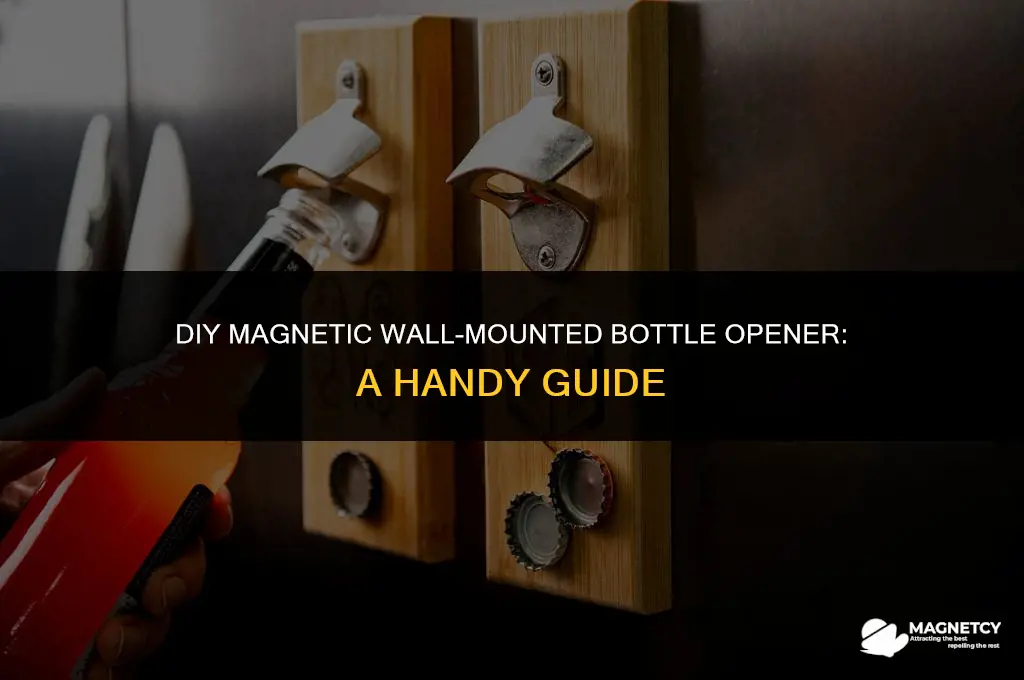 how to make a magnetic wall mounted bottle opener