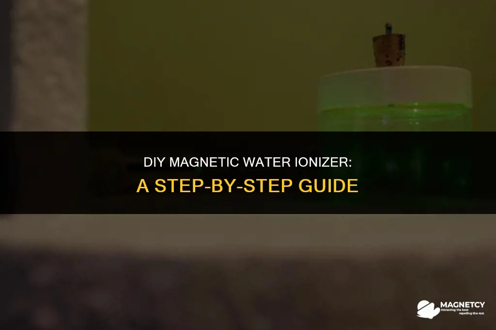 how to make a magnetic water ionizer