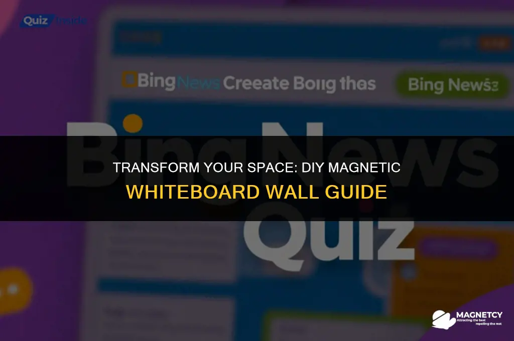 how to make a magnetic whiteboard wall