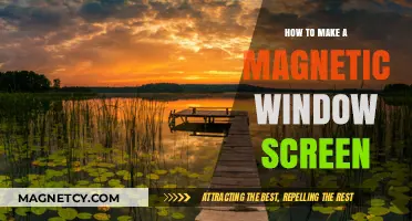 Crafting a Magnetic Window Screen: A DIY Guide