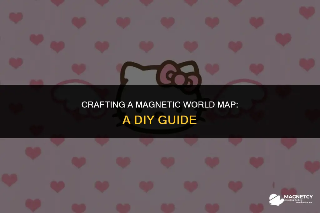 how to make a magnetic world map