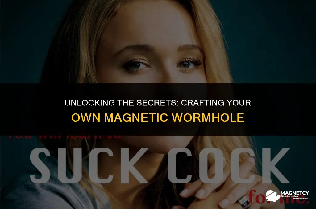 how to make a magnetic wormhole