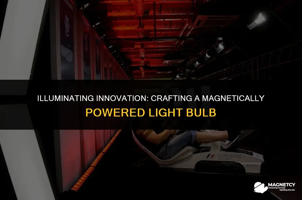 how to make a magnetically powered light bulb