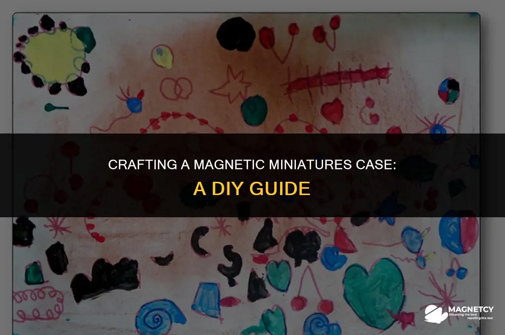 how to make a magnetized carrying case for miniatures