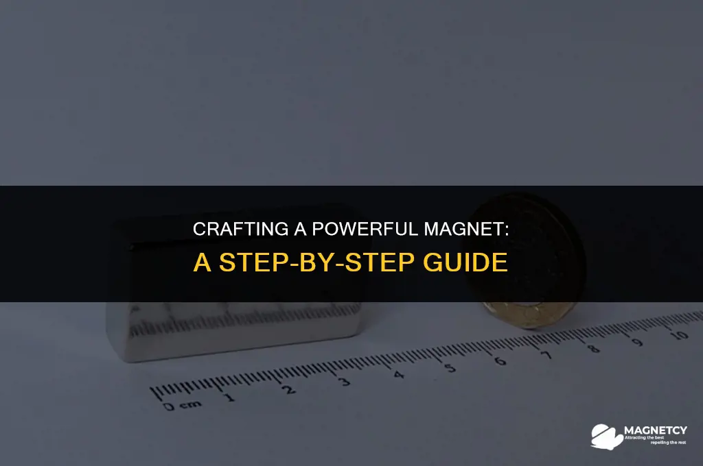 how to make a matetsl magnet