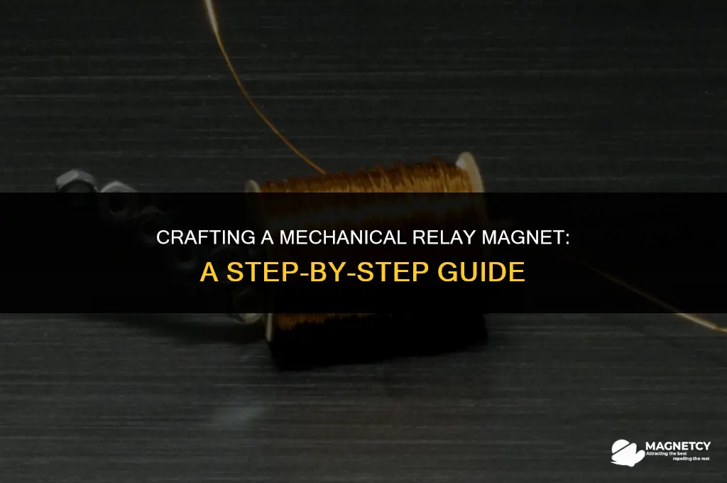 how to make a mechanical relay magnet