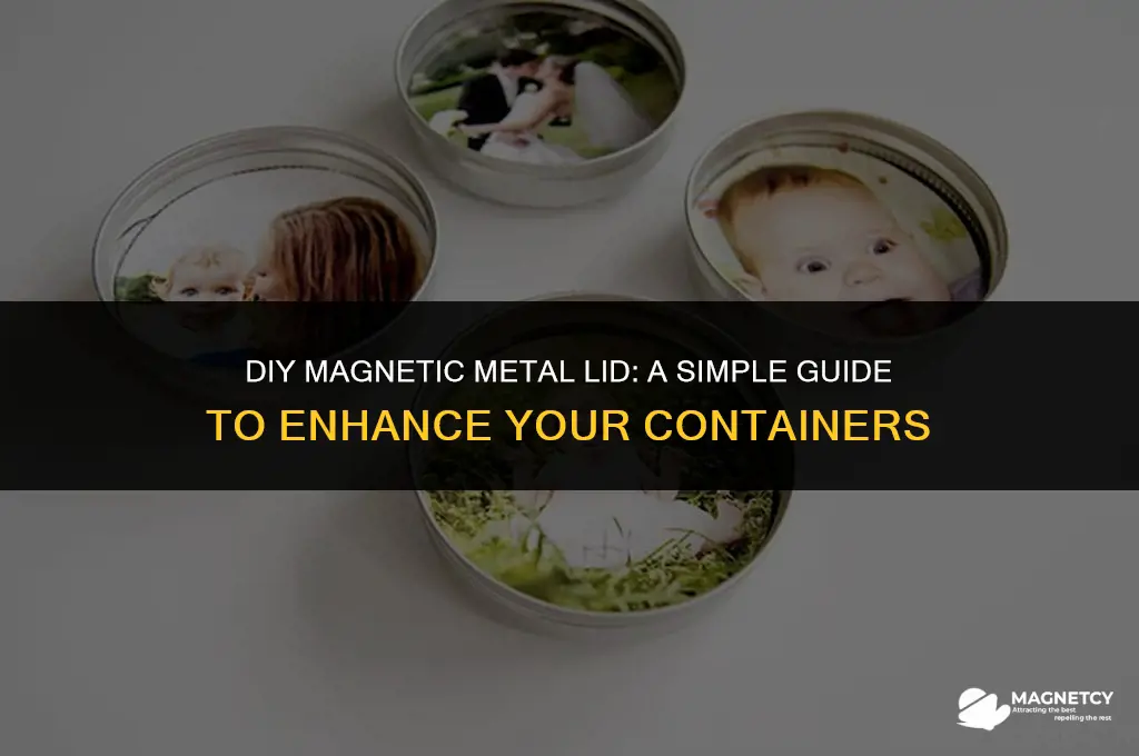 how to make a metal lid magnetic