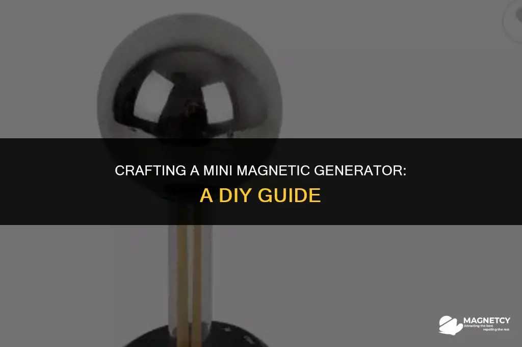 how to make a mini generator with magnets