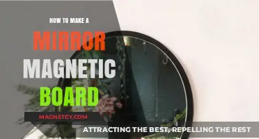 DIY Magnetic Board: Transforming a Mirror into a Functional Space