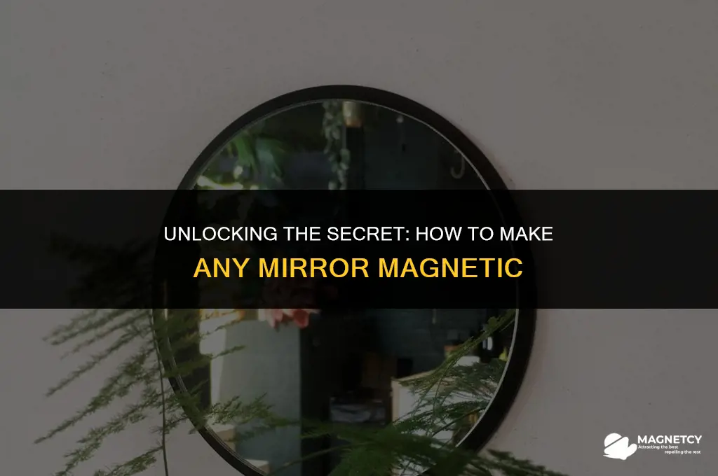 how to make a mirror magnetic