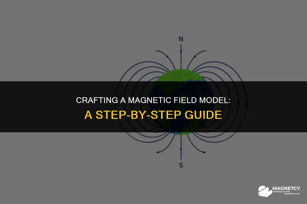 how to make a model of magnetic field